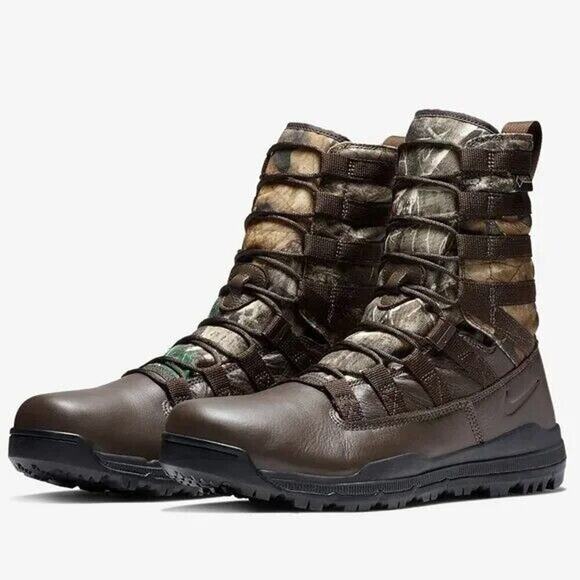 Nike Realtree SFB Gen 28 Inch Camo Fauna Brown Combat Boots Mens Size 13 Hunting - Picture 16 of 16